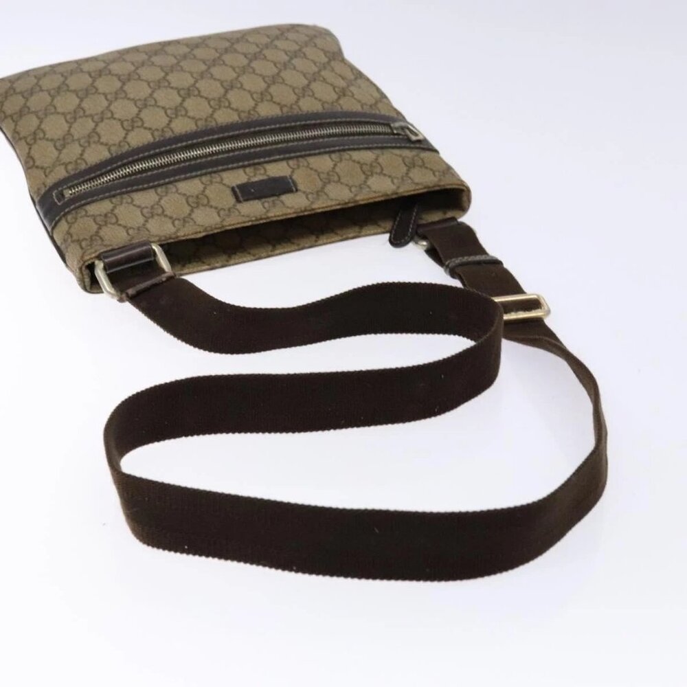 GUCCI GG Supreme Shoulder Bag PVC Beige Gold 295257 Auth 138218 - Picture 8 of 16